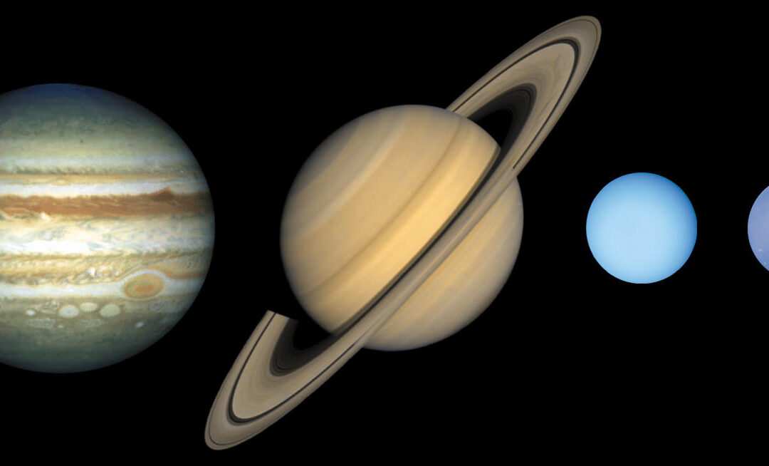 The Moon and The Gas Giants October 2022